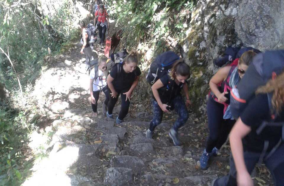 Trekking on Inca Trail 1 day